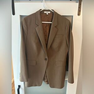 Banana Republic Brown Blazer with Notched Lapels